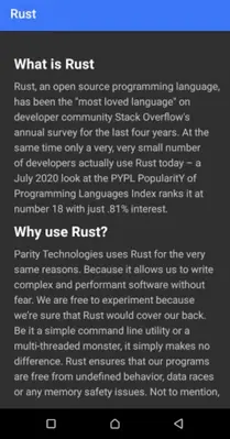 Rust android App screenshot 3